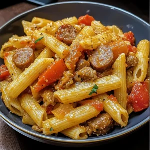 Sweet Pepper and Sausage Pasta 30 Minutes Ultimate Delicious