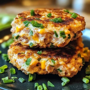 Tuna Melt Patties 4 Servings Easy Delicious