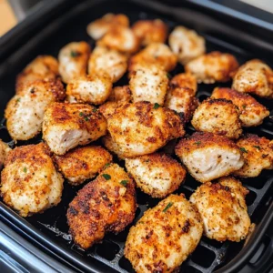 Air Fryer Boneless Chicken Bites 10 Minutes Easy Delicious
