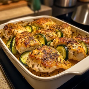 Baked Chicken and Zucchini 30 Minutes Easy Delicious