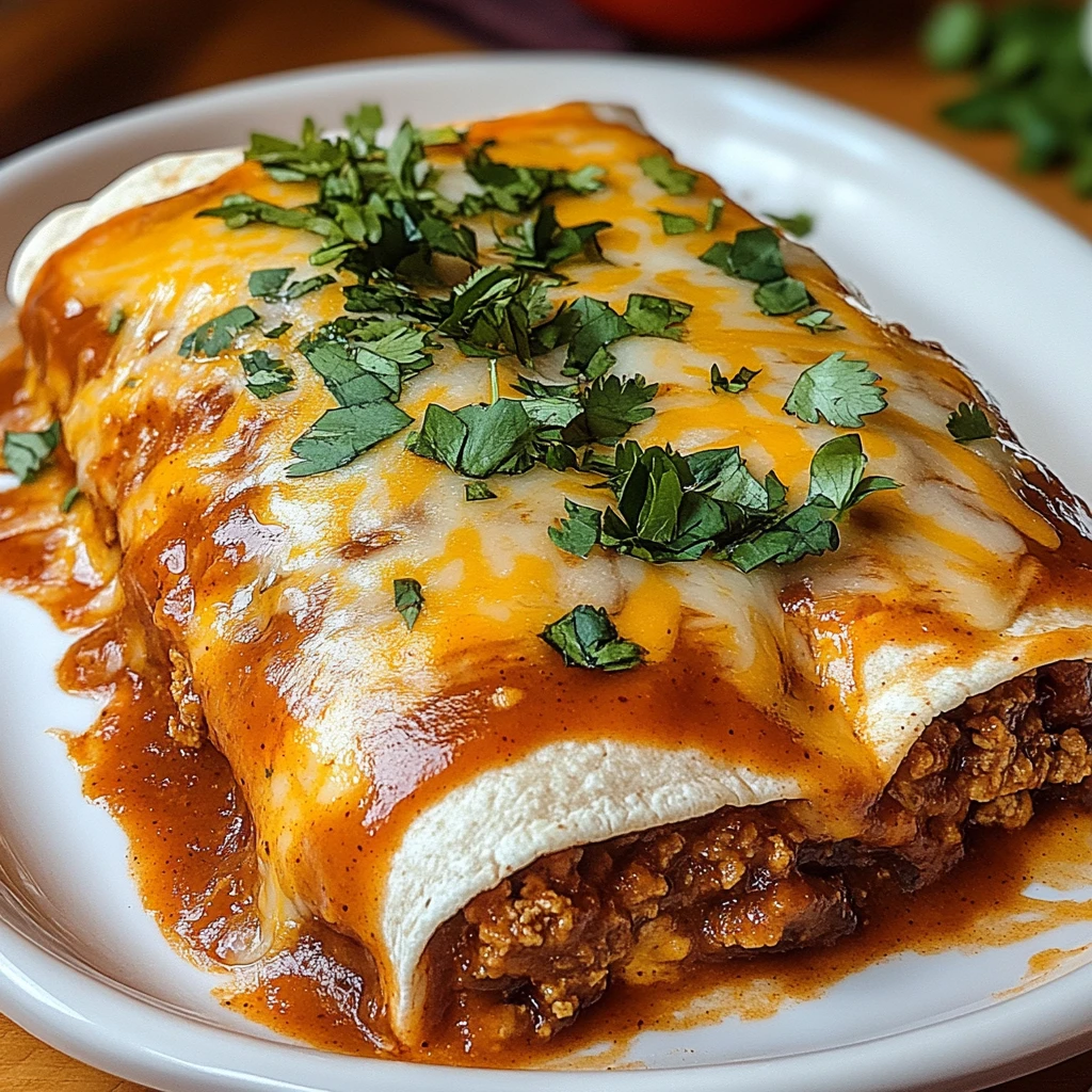 Baked Wet Burritos 6 Ingredients Perfect Delicious