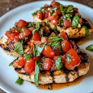 Bruschetta Chicken 4 Ingredients Easy Delicious