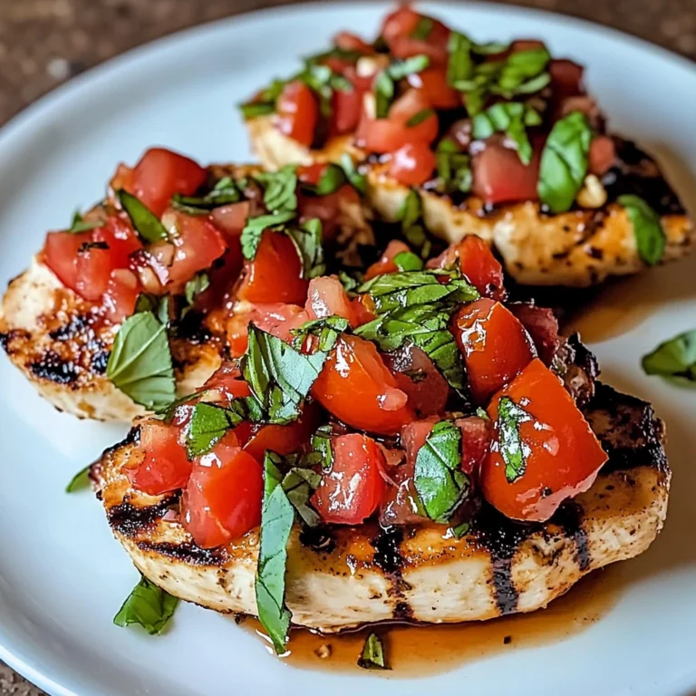 Bruschetta Chicken 4 Ingredients Easy Delicious