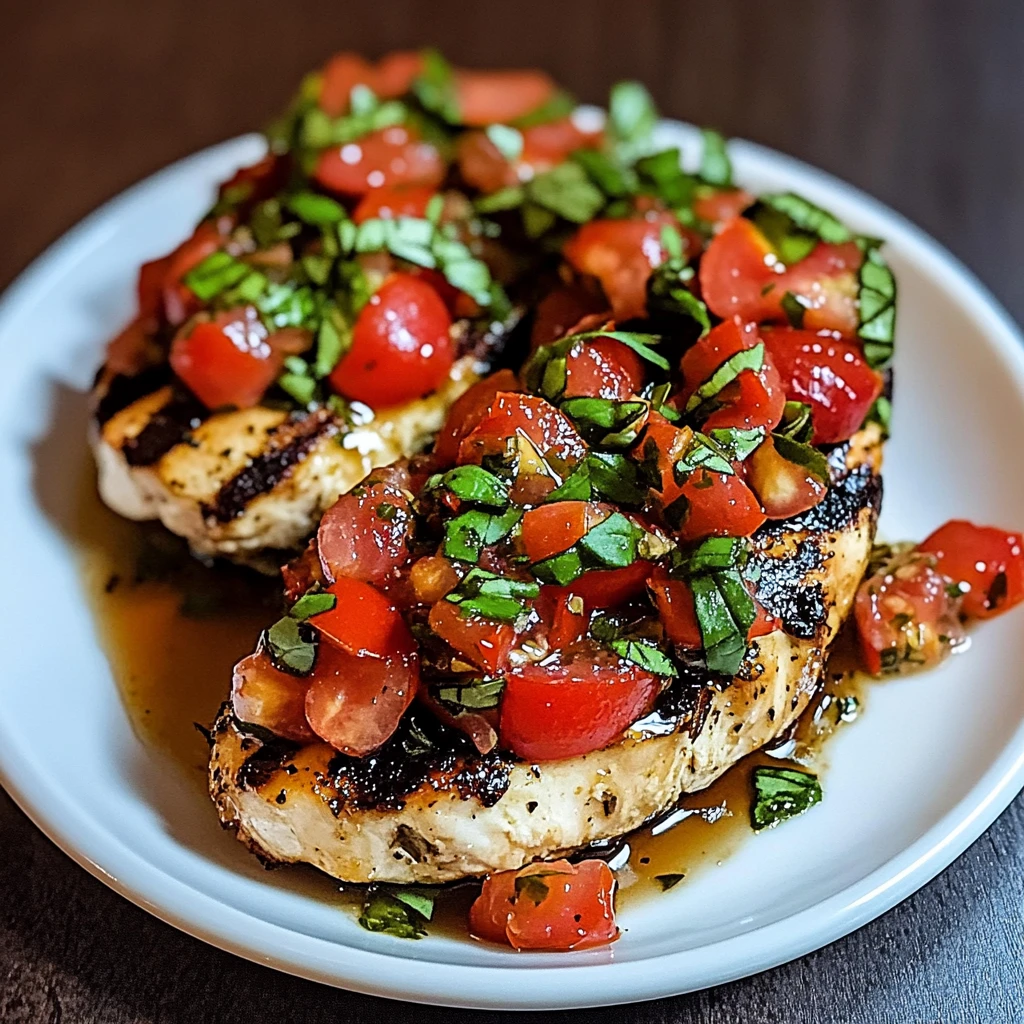 Bruschetta Chicken 4 Ingredients Easy Delicious
