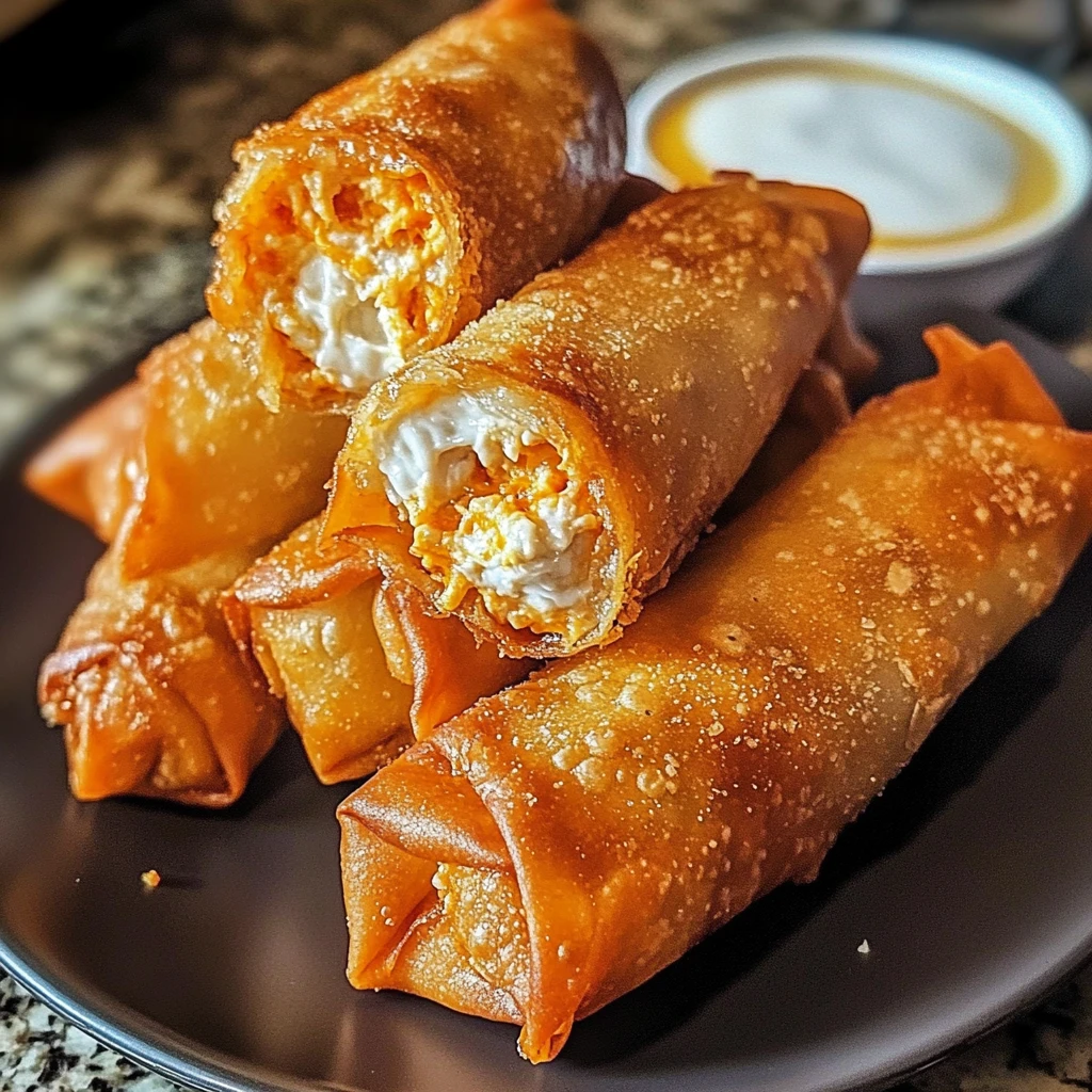 Buffalo Chicken Dip Egg Rolls 12 Ingredients Ultimate Delicious