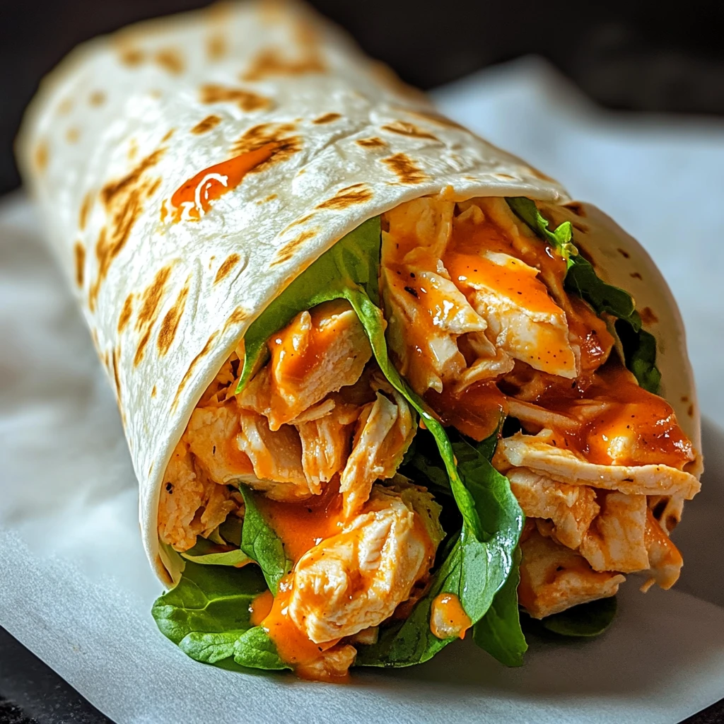 Buffalo Chicken Wraps 4 Servings Easy Delicious