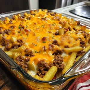 Cheeseburger French Fry Casserole 30 Minutes Easy Delicious