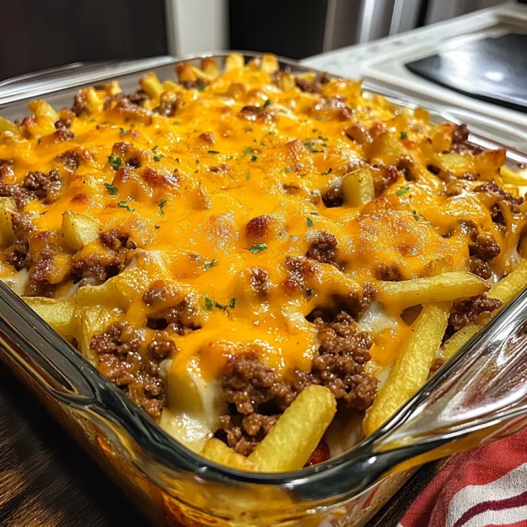 Cheeseburger French Fry Casserole 30 Minutes Easy Delicious