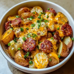 Cheesy Ranch Potatoes and Smoked Sausage 30 Minutes Easy Delicious