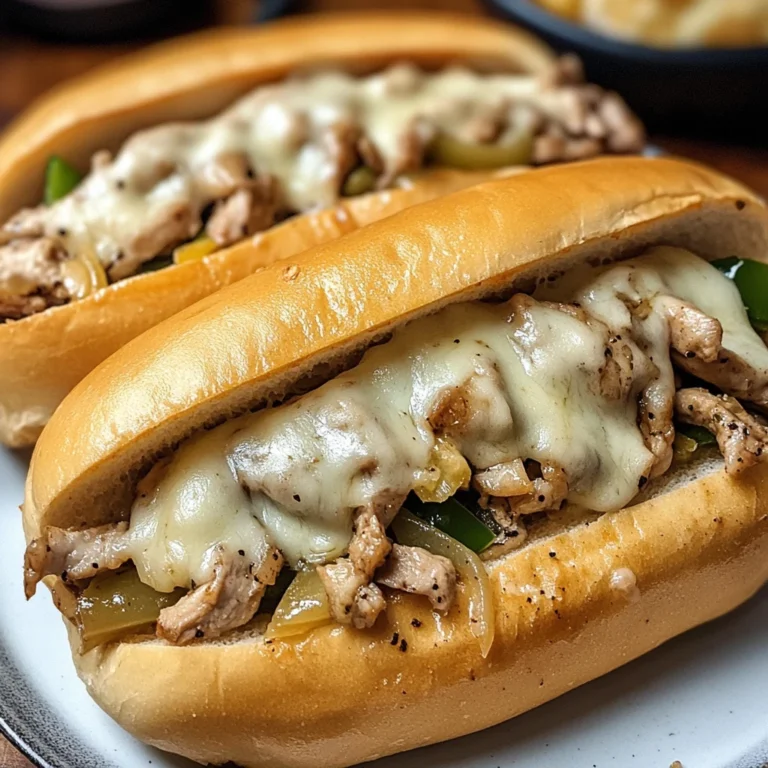 Chicken Cheese Steak Sandwiches 4 Ingredients Ultimate Delicious