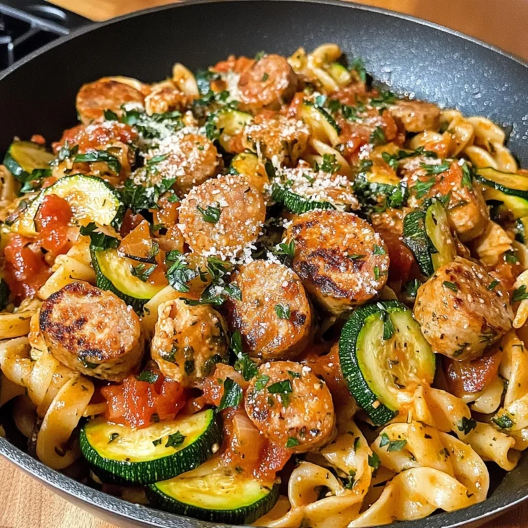 Chicken Zucchini Pasta Skillet 30 Minutes Quick Delicious
