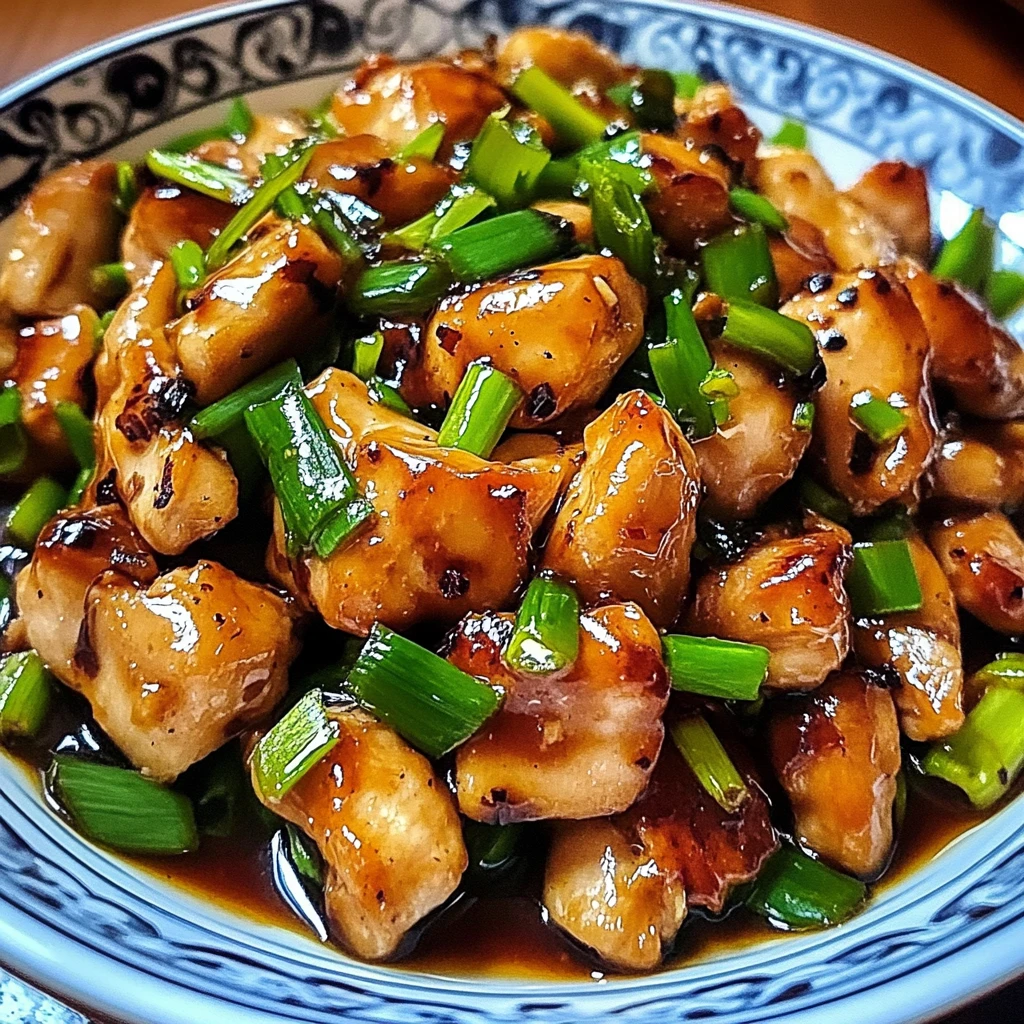 Chinese Scallion Chicken 4 Ingredients Easy Delicious