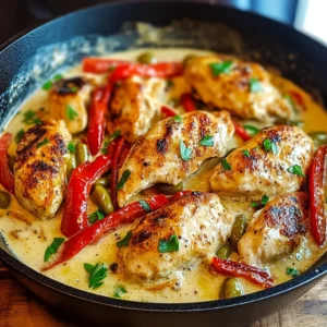 Creamy Pepperoncini Chicken Skillet 6 Steps Ultimate Delicious