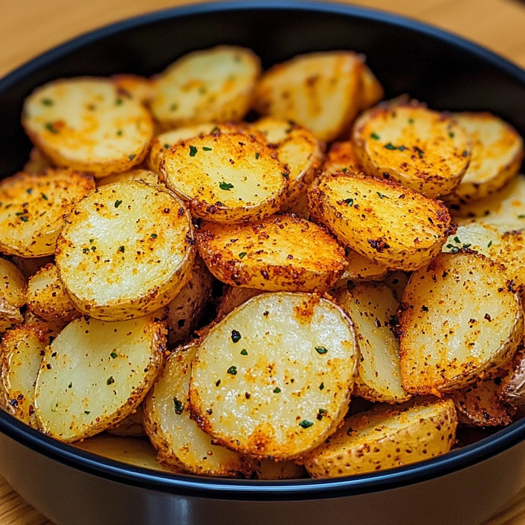 Crispy Air Fryer Potato Slices 30 Minutes Easy Delicious