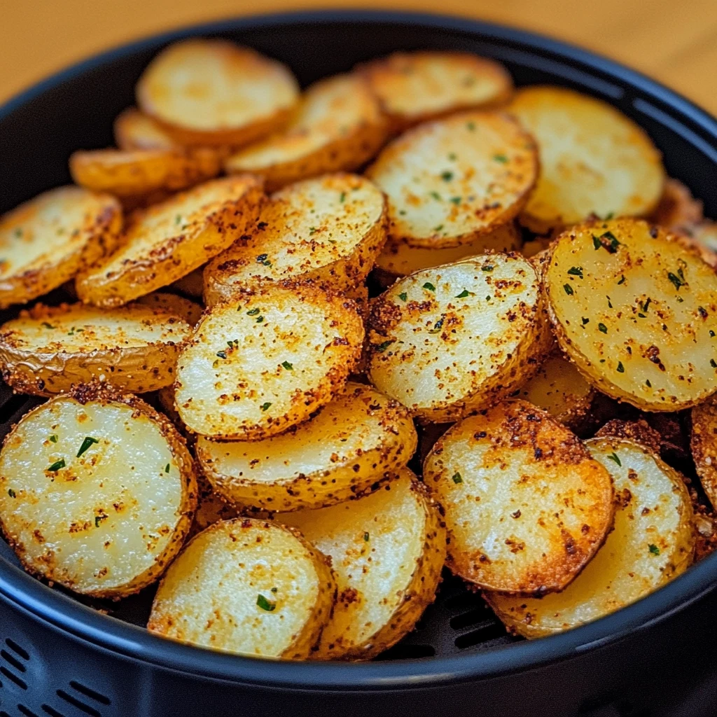 Crispy Air Fryer Potato Slices 30 Minutes Easy Delicious