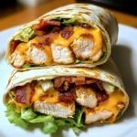 Crispy Chicken Bacon Ranch Wrap 4 Ingredients Perfect Delicious