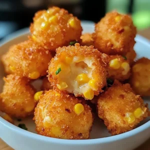 Crispy Corn Cheese Bites 4 Servings Easy Delicious