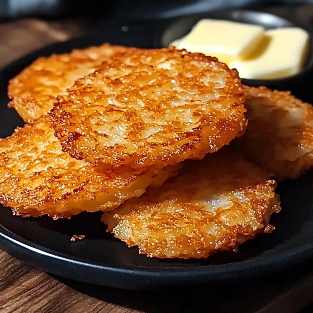 Crispy Homemade McDonalds Hash Browns 4 Servings Easy Delicious