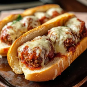 Easy Cheesy Meatball Subs 30 Minutes Ultimate Delicious