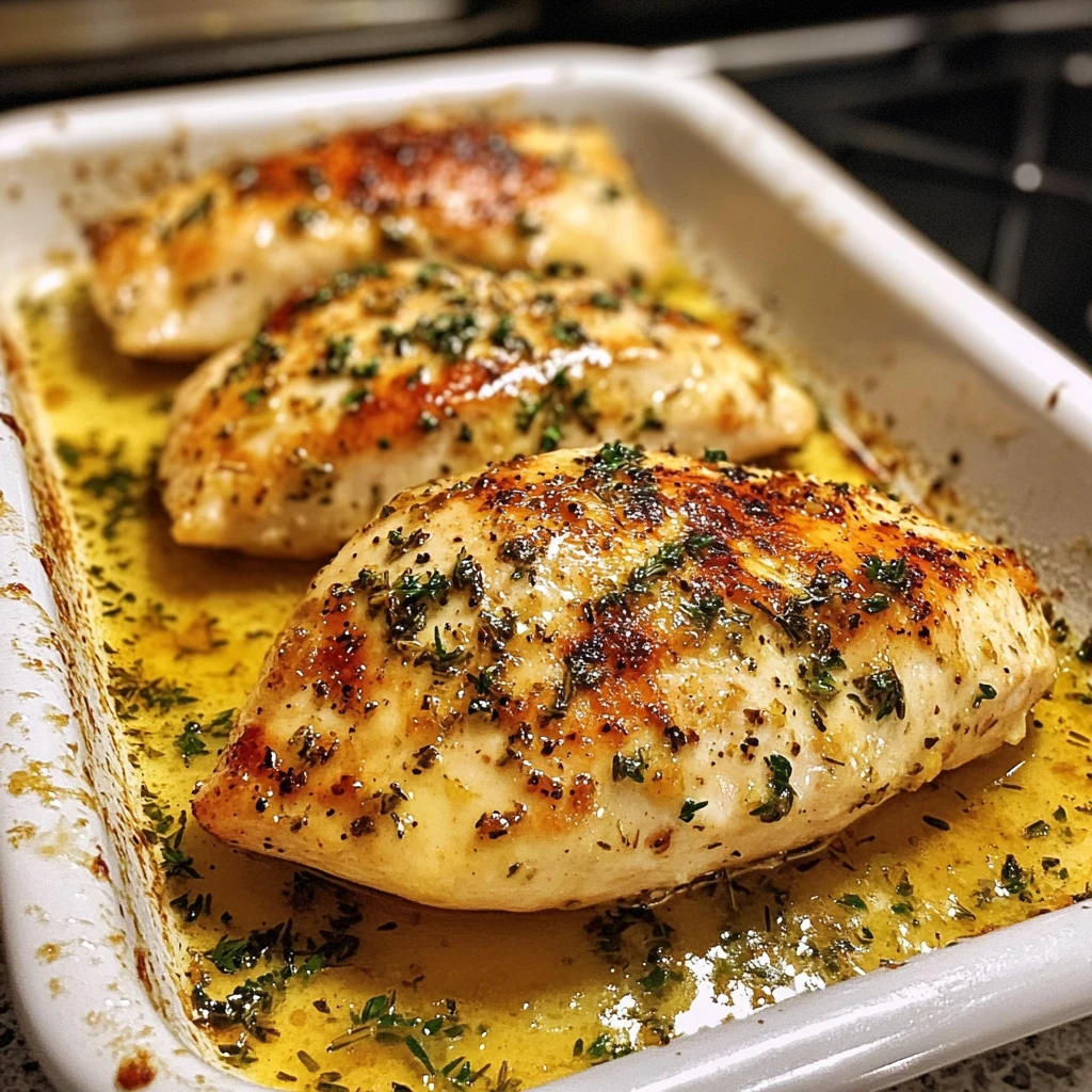 Easy Garlic Butter Baked Chicken Breast 30 Minutes Amazing