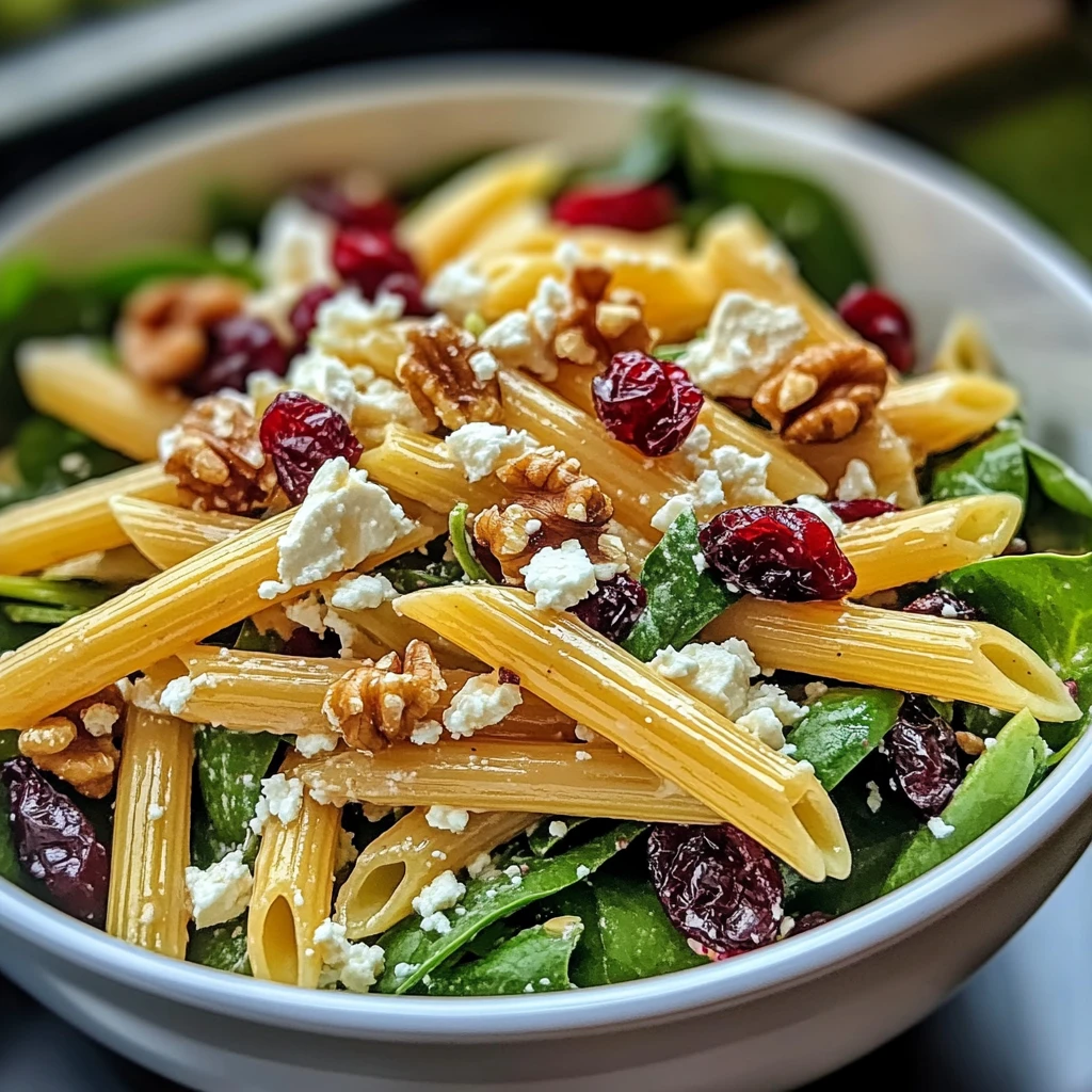 Feta & Cranberry Penne Salad 4 Servings Ultimate Delicious