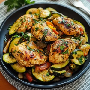 Flavorful Paprika Zucchini Chicken 30 Minutes Easy Delicious