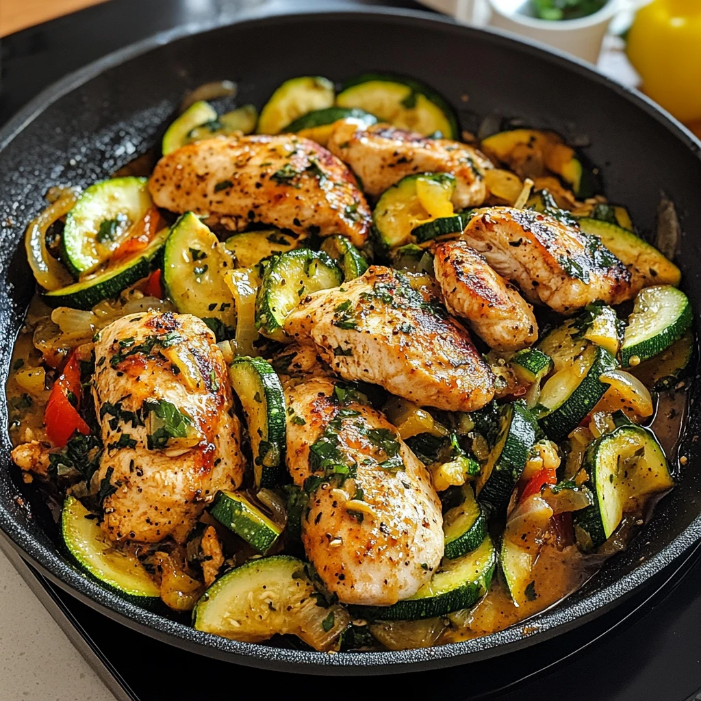 Flavorful Paprika Zucchini Chicken 30 Minutes Easy Delicious