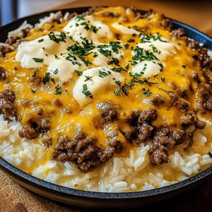 Garlic Butter Beef and Rice Skillet 30 Minutes Amazing
