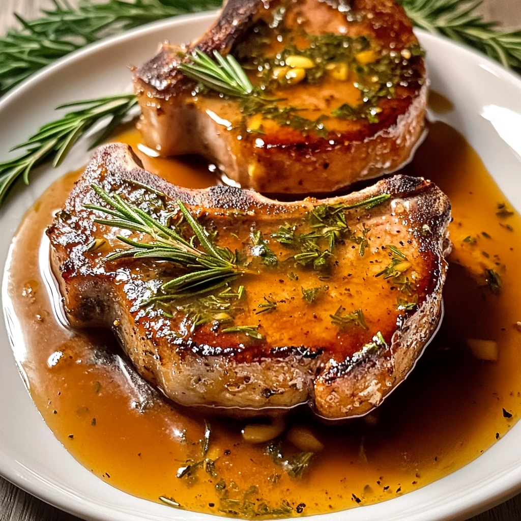 Herb-Infused Smothered Baked Pork Chops 30 Minutes Amazing