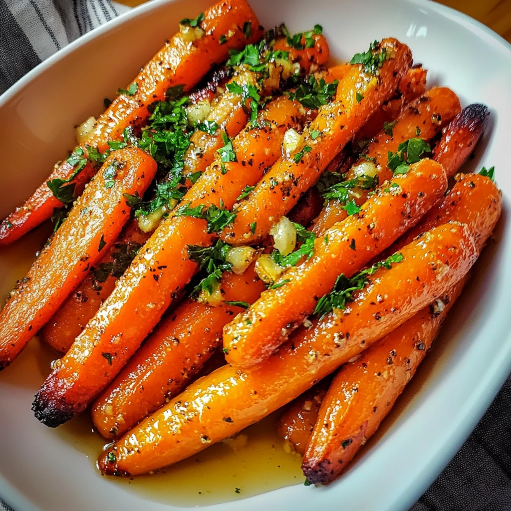 Honey Garlic Butter Roasted Carrots 25 Minutes Easy Delicious