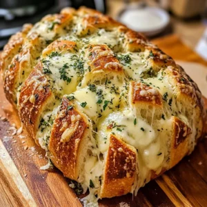 Italian Herb and Cheese Bread 7 Ingredients Easy Delicious