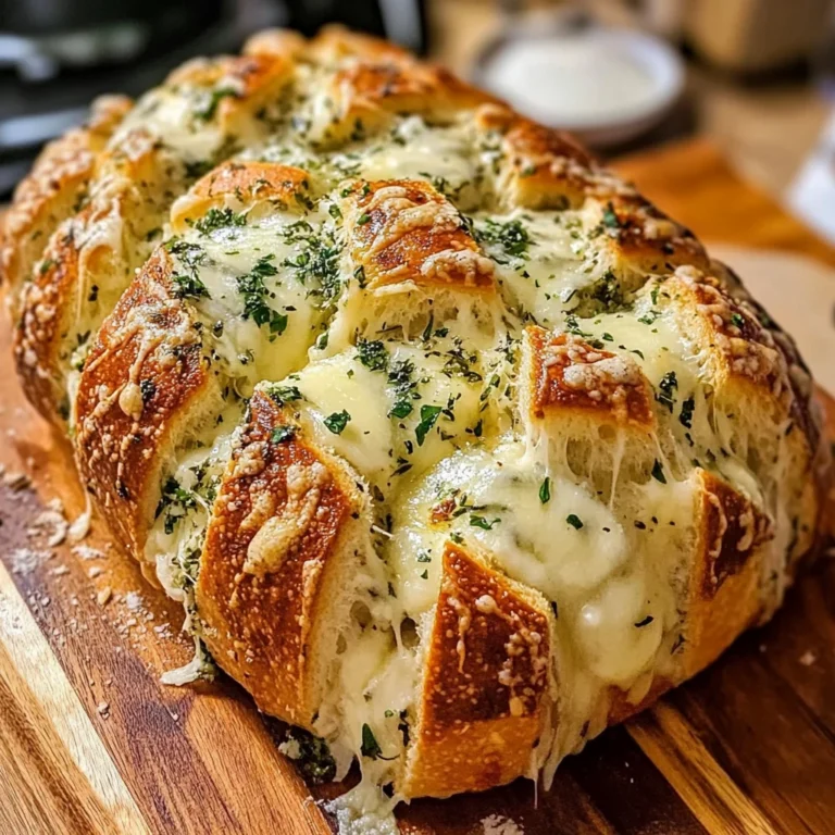 Italian Herb and Cheese Bread 7 Ingredients Easy Delicious
