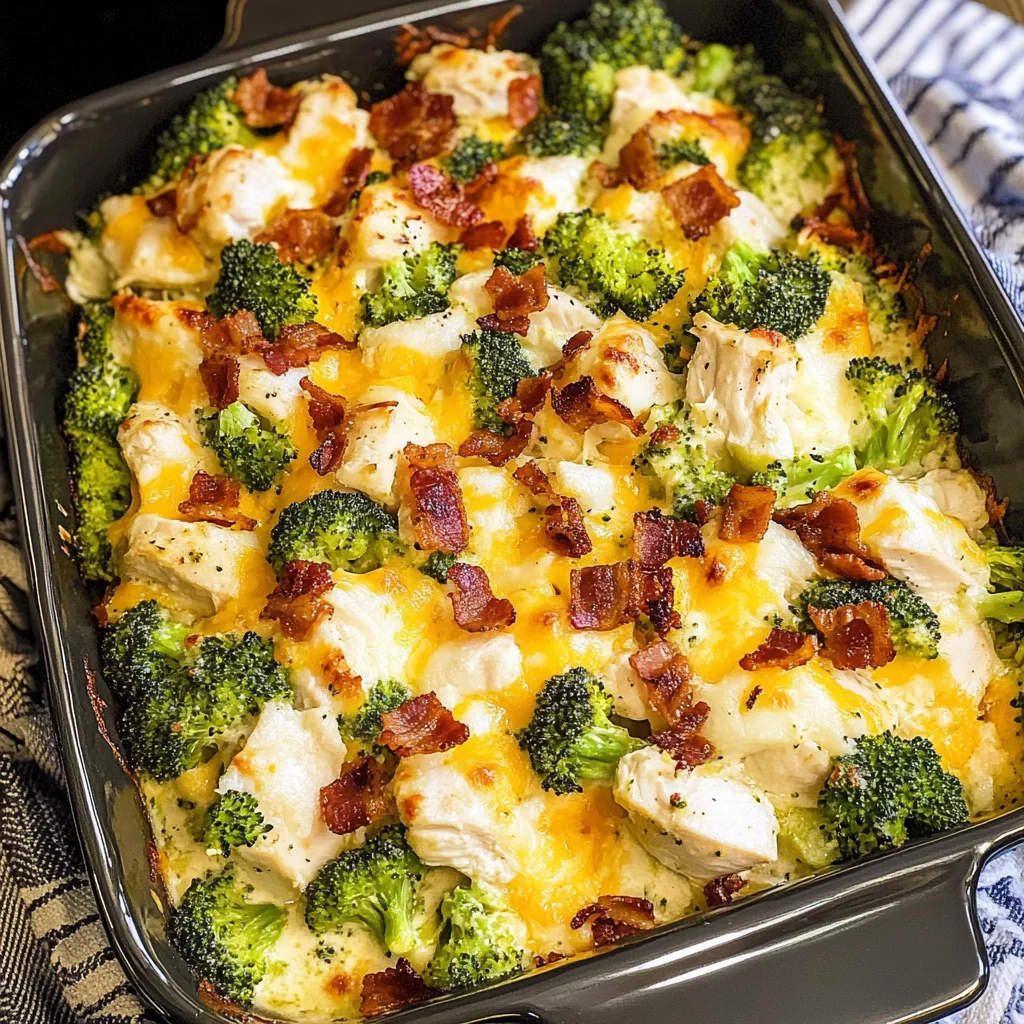 Keto Chicken Bacon Ranch Casserole 30 Minutes Easy Delicious