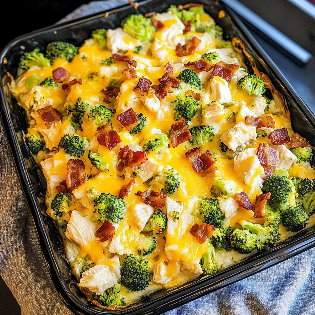 Keto Chicken Bacon Ranch Casserole 30 Minutes Easy Delicious