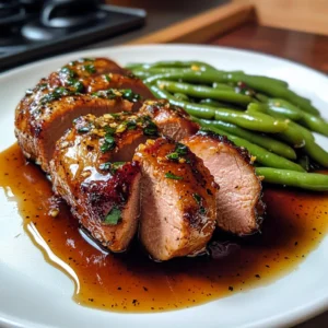 Maple Dijon Glazed Pork Tenderloin 4 Servings Easy Delicious