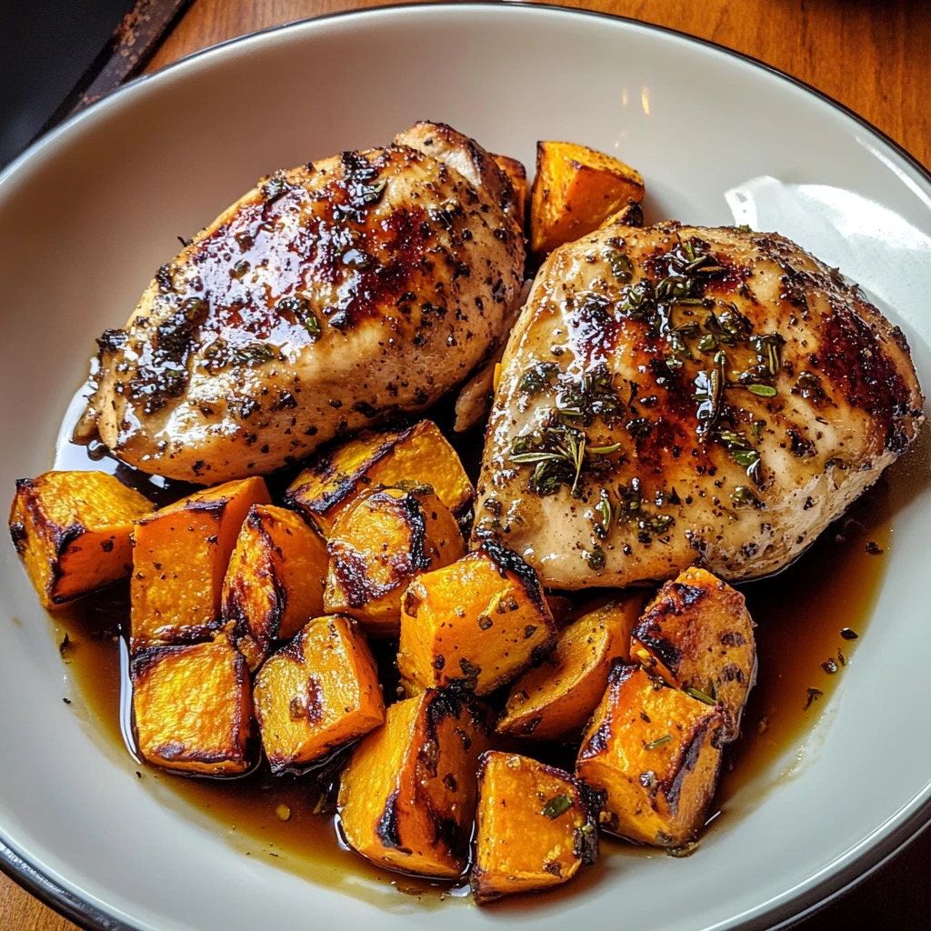 Maple-Glazed Chicken with Sweet Potatoes: 30 Minutes Amazing