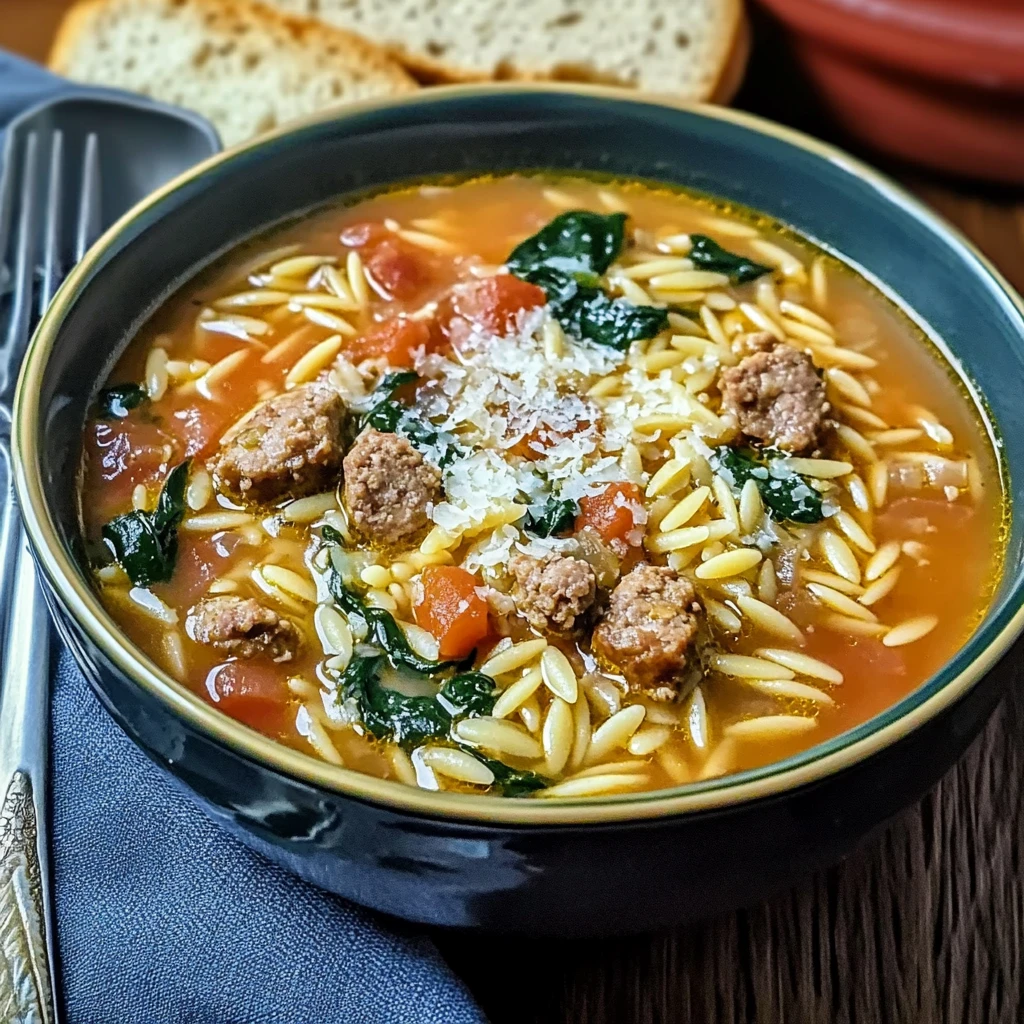 Marry Me Sausage Orzo Soup 30 Minutes Easy Delicious