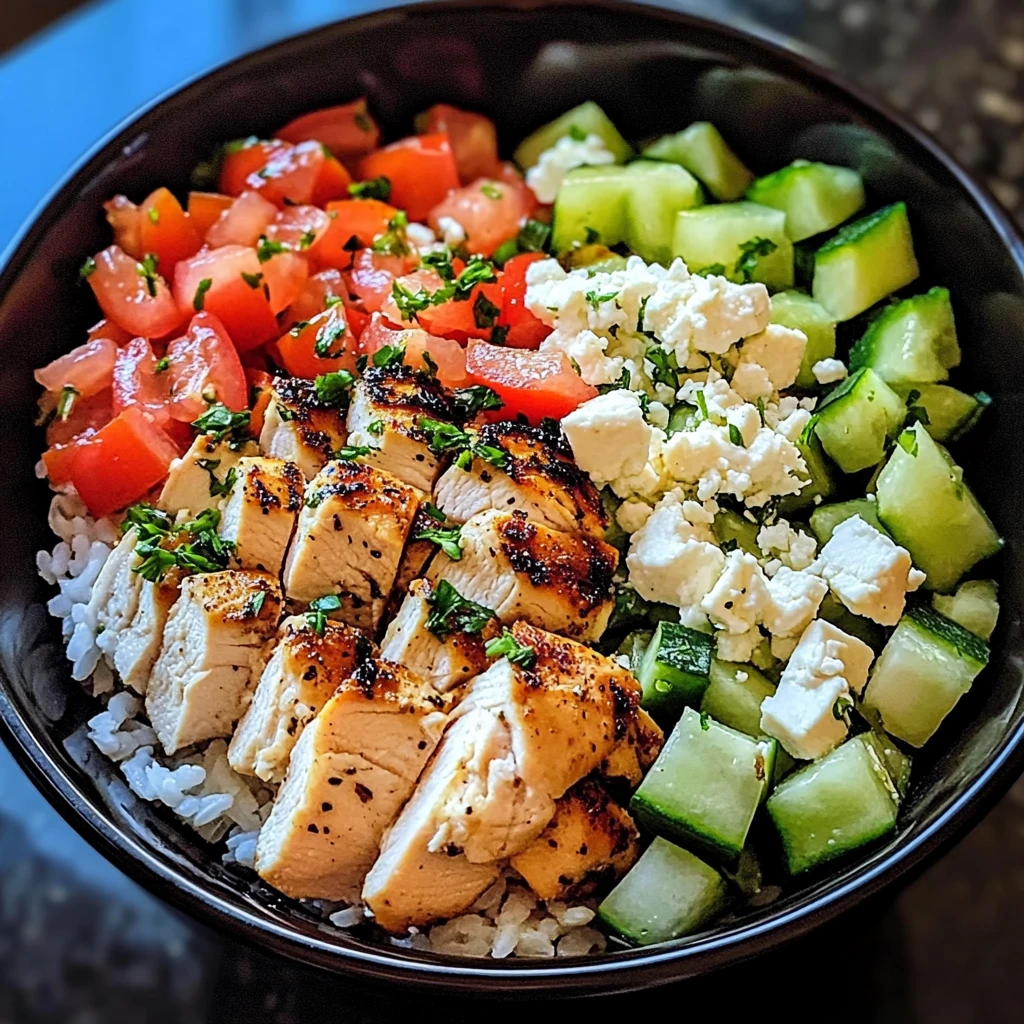 Mediterranean Chicken Rice Bowl 5 Steps Ultimate Delicious