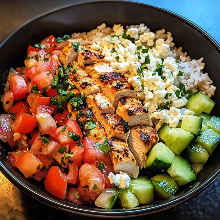 Mediterranean Chicken Rice Bowl 5 Steps Ultimate Delicious