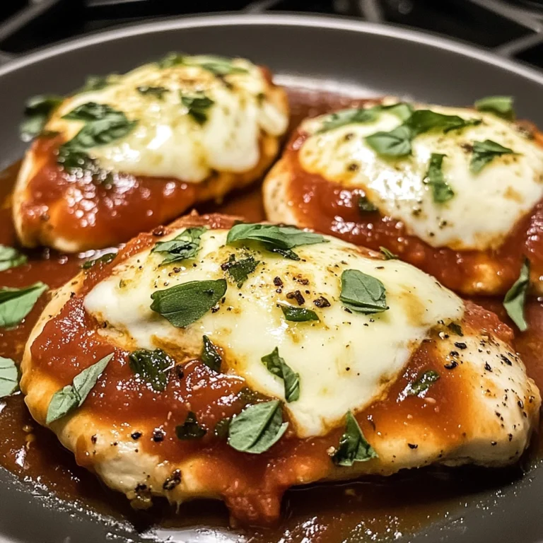 Mozzarella Chicken 4 Ingredients Quick Delicious