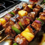 Pineapple BBQ Pork Skewers 15 Minutes Easy Delicious