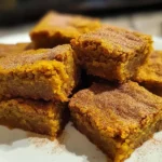 Pumpkin Snickerdoodle Blondies 30 Minutes Ultimate Delicious