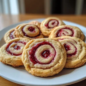 Raspberry Swirl Shortbread Cookies 5 Steps Easy Delicious