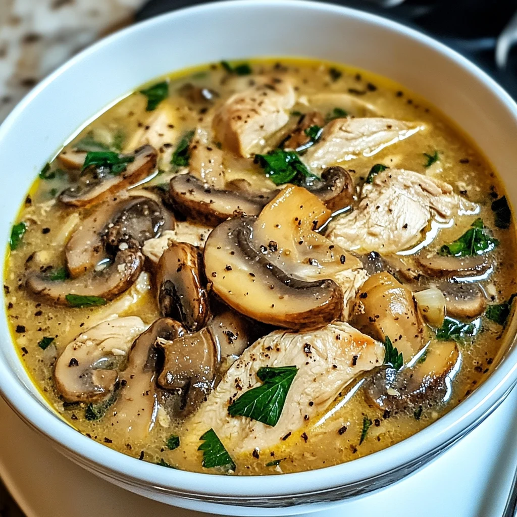 Rotisserie Chicken Mushroom Soup 30 Minutes Easy Delicious