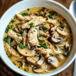 Rotisserie Chicken Mushroom Soup 30 Minutes Easy Delicious