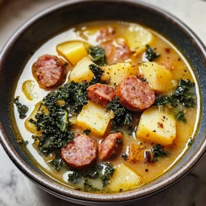 Sausage Potato and Kale Soup 30 Minutes Easy Delicious