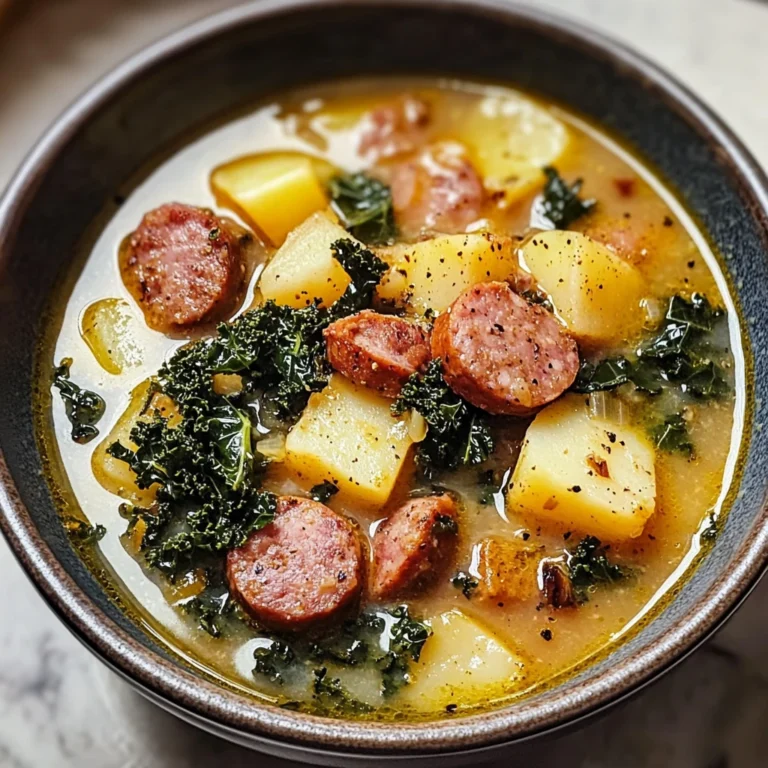 Sausage Potato and Kale Soup 30 Minutes Easy Delicious