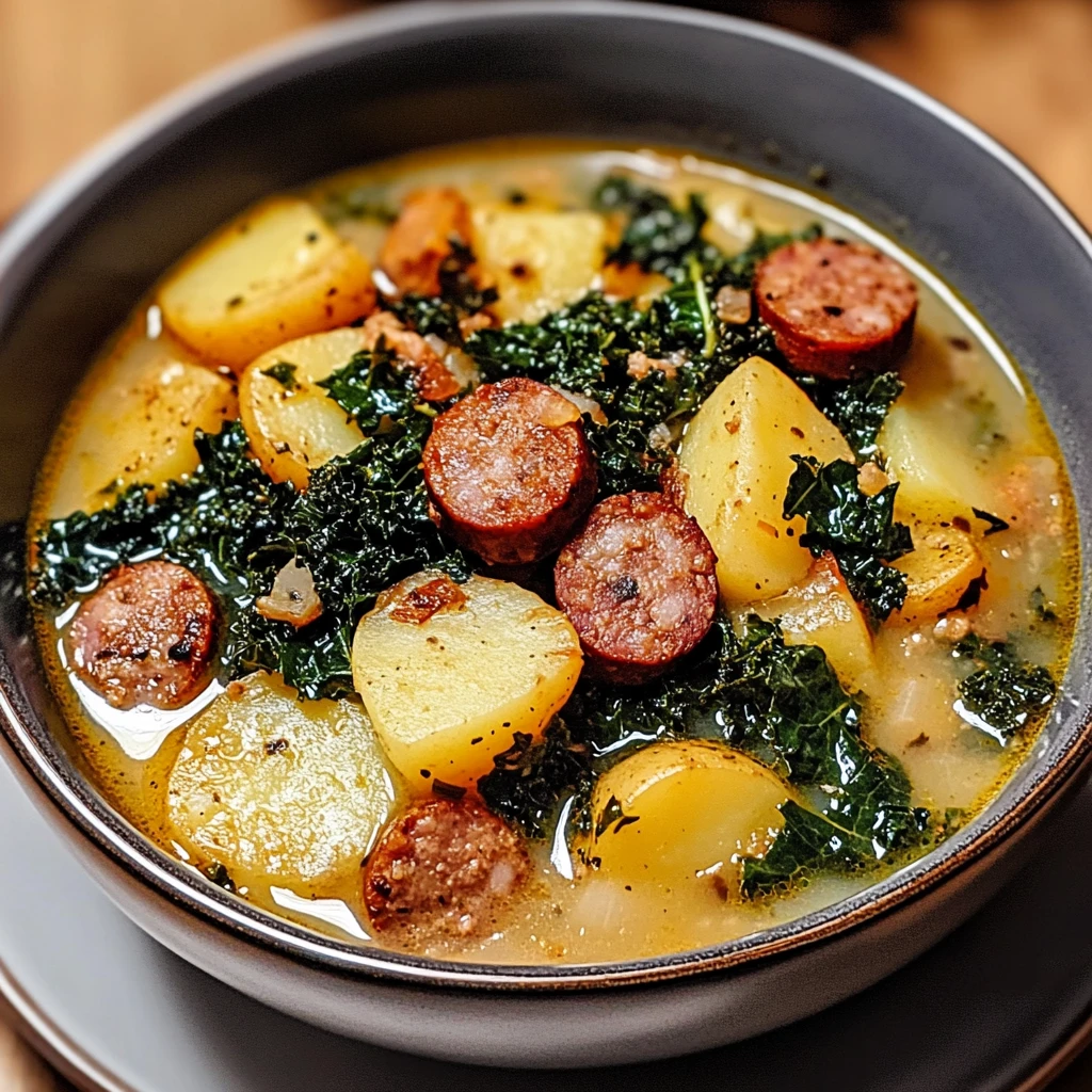 Sausage Potato and Kale Soup 30 Minutes Easy Delicious