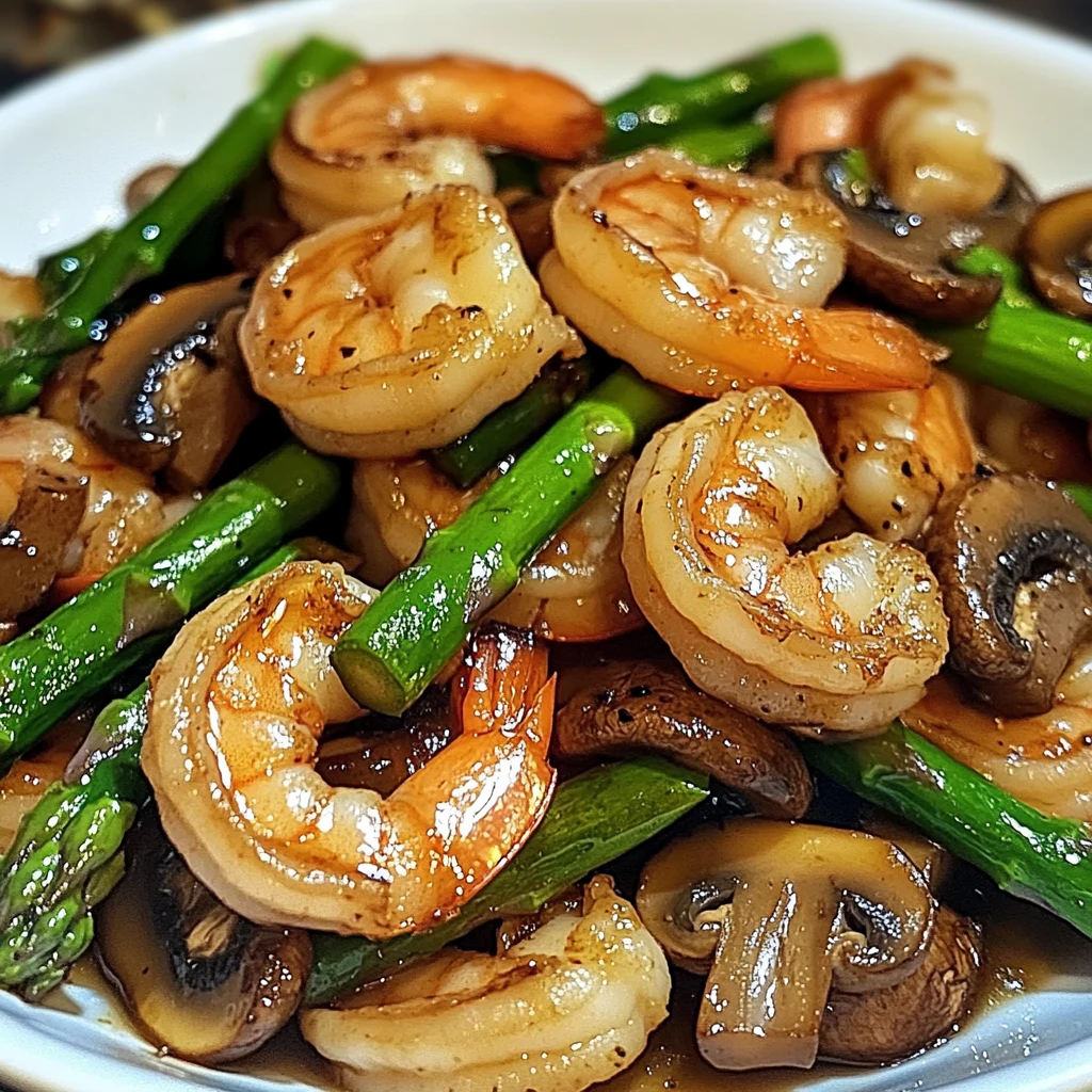 Shrimp and Asparagus Stir-Fry 7 Ingredients Easy Delicious