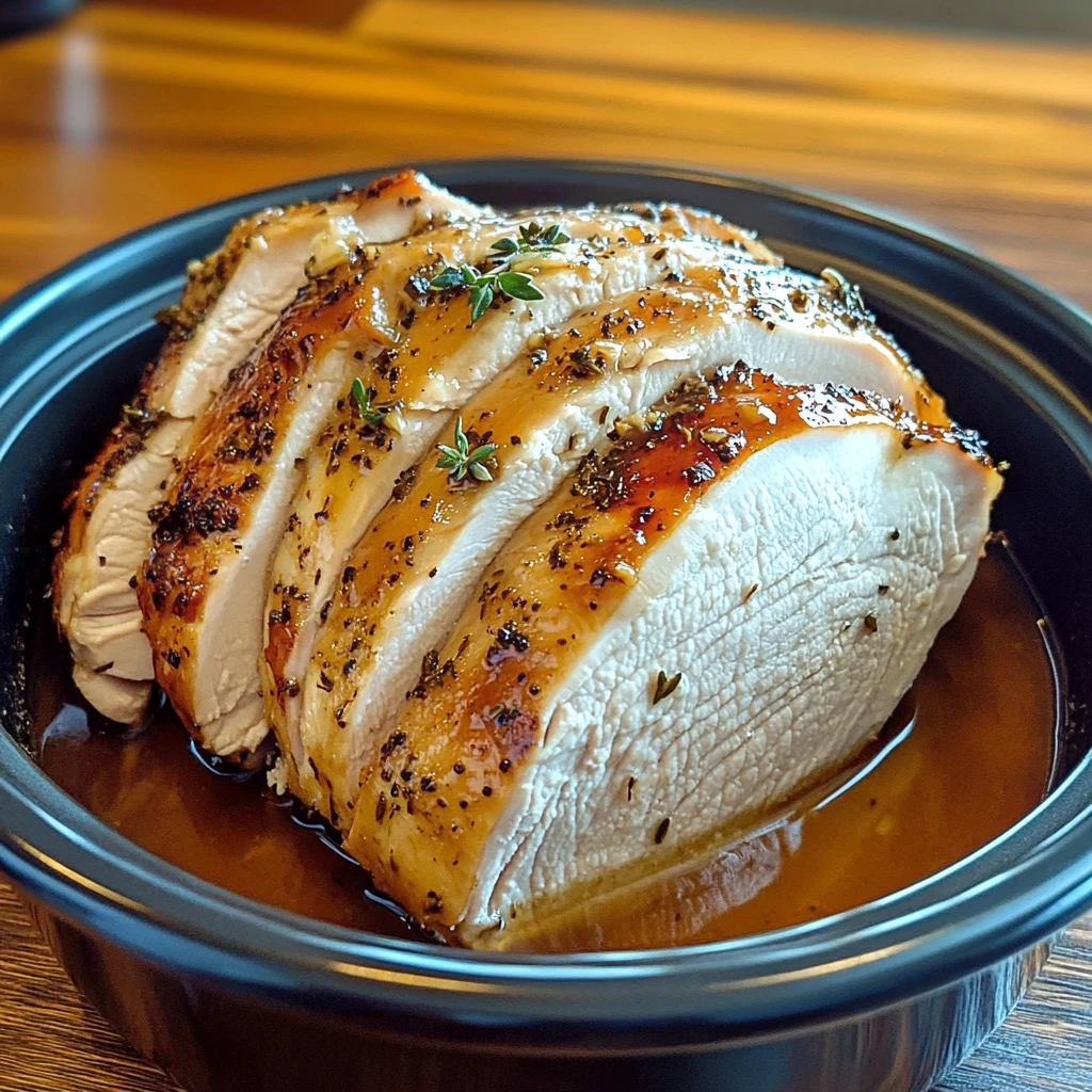 Slow Cooker Amish Maple Turkey Breast 6-7 Hours Ultimate Delicious